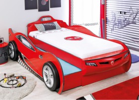 CARBED Кровать-машина Coupe с выдвижной кроватью Red 20.03.1306.00 в Тамбове - tambov.katalogmebeli.com | фото