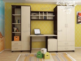 Детская Студент Комплект мебели (Дуб сонома/Белый) в Тамбове - tambov.katalogmebeli.com | фото 1
