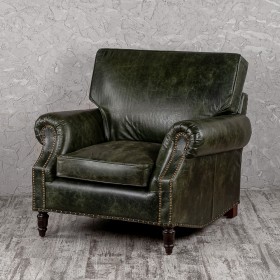 Кресло кожаное Лофт Аристократ (ширина 1070 мм) в Тамбове - tambov.katalogmebeli.com | фото