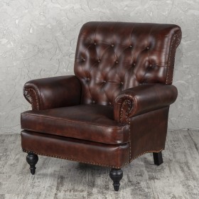 Кресло кожаное Лофт Чарльз в Тамбове - tambov.katalogmebeli.com | фото