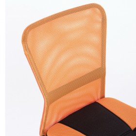 Кресло компактное BRABIX Smart MG-313 (черный, оранжевый) в Тамбове - tambov.katalogmebeli.com | фото 4