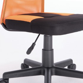 Кресло компактное BRABIX Smart MG-313 (черный, оранжевый) в Тамбове - tambov.katalogmebeli.com | фото 5