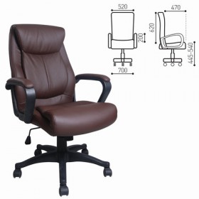 Кресло офисное BRABIX Enter EX-511 (коричневый) в Тамбове - tambov.katalogmebeli.com | фото 1