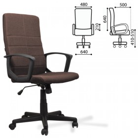Кресло офисное BRABIX Focus EX-518 (коричневый) в Тамбове - tambov.katalogmebeli.com | фото