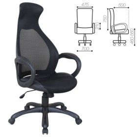 Кресло офисное BRABIX Genesis EX-517 (черное) в Тамбове - tambov.katalogmebeli.com | фото