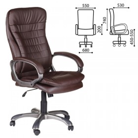 Кресло офисное BRABIX Omega EX-589 (коричневое) в Тамбове - tambov.katalogmebeli.com | фото