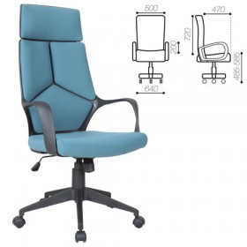 Кресло офисное BRABIX Prime EX-515 (голубая ткань) в Тамбове - tambov.katalogmebeli.com | фото