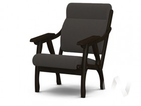 Кресло Вега-10 (венге лак/ULTRA GRAFIT) в Тамбове - tambov.katalogmebeli.com | фото