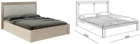 Кровать 1,6 Глэдис (М32) с подъемным механизмом Распродажа в Тамбове - tambov.katalogmebeli.com | фото 2