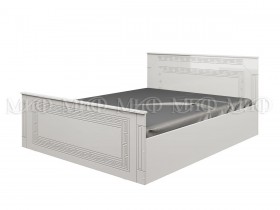 Кровать Афина-1 1,4 м (Белый/Белый глянец) в Тамбове - tambov.katalogmebeli.com | фото 1