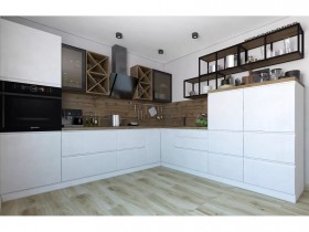 Модульная кухня Бронкс 1,8 м (Кварц) в Тамбове - tambov.katalogmebeli.com | фото 5