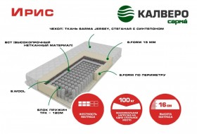 Матрас IRIS 1400*2000 в Тамбове - tambov.katalogmebeli.com | фото