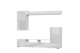 Мебель для гостиной МГС 4 (Белый/Белый глянец) в Тамбове - tambov.katalogmebeli.com | фото 7