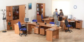 Мебель для персонала Альфа 61 Ольха в Тамбове - tambov.katalogmebeli.com | фото 1