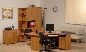 Мебель для персонала Рубин 42 Светлый миланский орех в Тамбове - tambov.katalogmebeli.com | фото 2