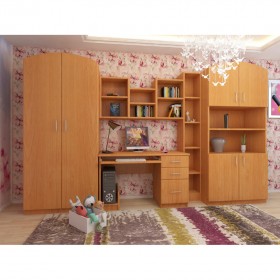 Детская Мишутка Комплект мебели (Вишня оксфорд) в Тамбове - tambov.katalogmebeli.com | фото