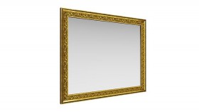 Зеркало навесное "Айрум"/(дуб кальяри / профиль: золото с орнаментом) в Тамбове - tambov.katalogmebeli.com | фото